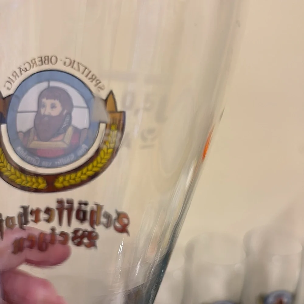 Schofferhofer Weizen Branded Tall Beer Glass - Clear (Set of 4)